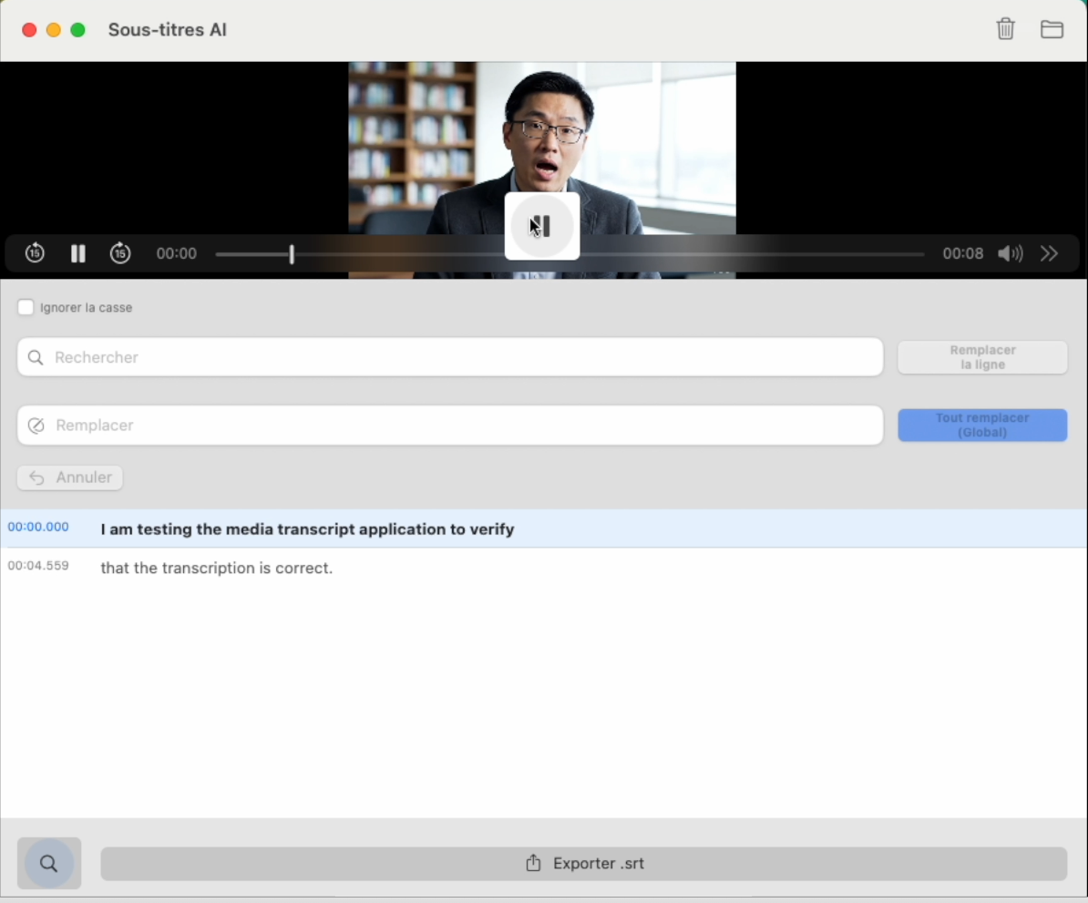 Media Transcript Preview